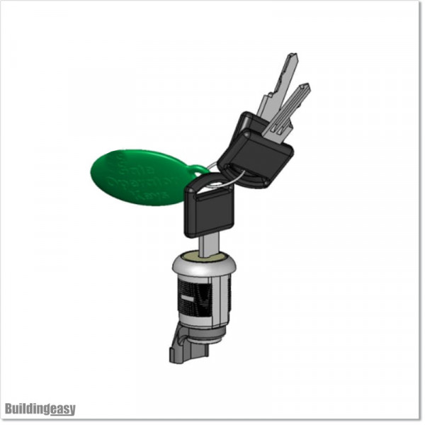 Centurion V-Series Cam Lock with 3 Keys.