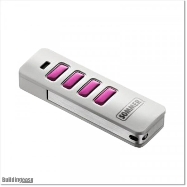 This remote control can be used with Sommer Base + Garage Door Opener.