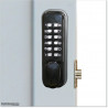 Pedestrian Tongue & Groove gate is 1.0M wide and gate height is 1.75M. Gate comes with a Lock
