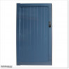 Pedestrian Tongue & Groove gate is 1.0M wide and gate height is 1.75M. Gate colour RAL7016 (Anthracite Grey)