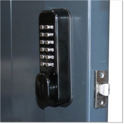 Pedestrian Tongue & Groove gate is 1.0M wide and gate height is 1.75M. Gate colour RAL7016 (Anthracite Grey)