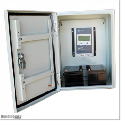 Metal wall mount enclosure 300 X 400 X 200 mm. IP 65 waterproof rating