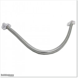 Flexible ducting with mounting flange ends