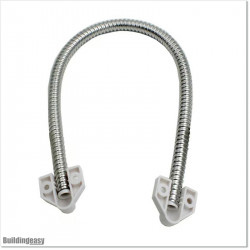 Flexible ducting with mounting flange ends