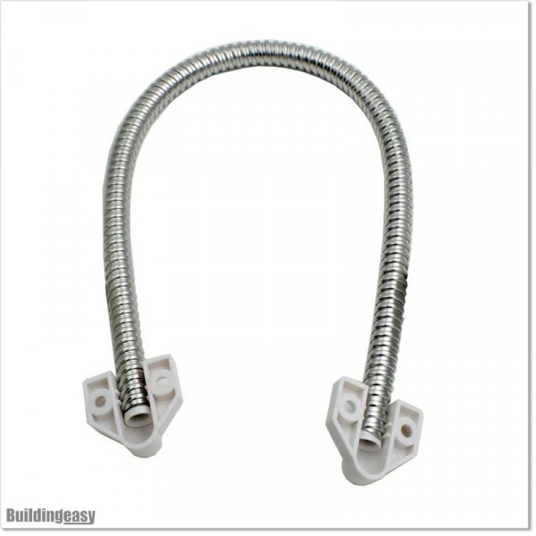 Flexible ducting with mounting flange ends