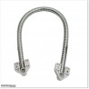 Flexible ducting with mounting flange ends