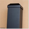 Aluminum Post 100 X 100 and 4.0mm wall thickness with holes made for Lock 1