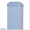 Aluminum Post 100 X 100 and 4.0mm wall thickness with holes made for Lock 1. Post is Silver Pearl Colour