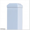Aluminum Post 100 X 100 and 4.0mm wall thickness with holes made for Lock 1. Post is Pure White Colour
