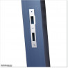 Aluminum Post 100 X 100 and 4.0mm wall thickness with holes made for Lock 1. Post is in Anthracite Grey colour