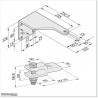 Sommer tilting bracket Right Hand side. This can be used with Sommer Twist XL Openers