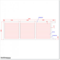 Sliding Slat Gate 4.3MX1.5M Gate is 4.3M wide and gate height is 1.5M
