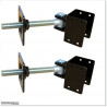 Gate is 1100mm wide (excluding hinge width) and height is 1215mm