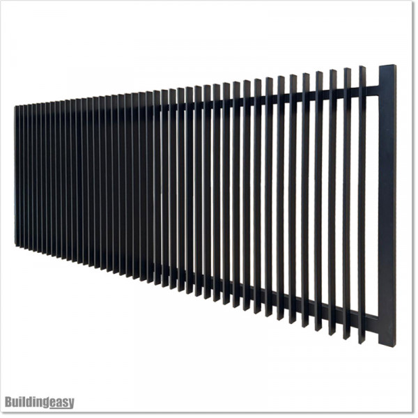 Sliding Finn Gate 3.8MX1.8M Gate is 3.8M wide and gate height is 1.8M
