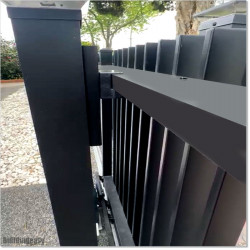 Sliding Finn Gate 3.8MX1.8M Gate is 3.8M wide and gate height is 1.8M