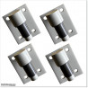 Aluminium Silver Pearl Colour Louver Gate 3.5M wide and  1.75M Height.