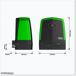 D3 SMART is a domestic operator designed to open and close sliding gates weighing up to 300kg