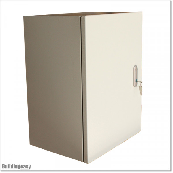Metal wall mount enclosure 400 X 500 X 300 mm. IP 65 waterproof rating