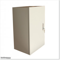 Metal wall mount enclosure 300 X 400 X 200 mm. IP 65 waterproof rating