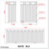 4.7M Wide Flat Top Aluminium Sliding Gate 1.7M High in Manukau Auckland