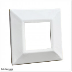 Base cover for 100 X 100 Pure White colour Posts