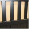 Gate is 4.275M wide and gate height is 1.15. Gate fits 4.0M post gap. Gate colour Matte Black (RAL9005)