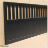 Gate is 4.275M wide and gate height is 1.15. Gate fits 4.0M post gap. Gate colour Matte Black (RAL9005)