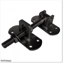 Pedestrian Tongue & Groove gate is 1.05M wide and gate height is 1.45M. Gate colour Matte Black (RAL9005)