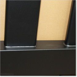 Pedestrian Tongue & Groove gate is 1.0Mm wide and gate height is 1.15M. Gate colour Matte Black (RAL9005)