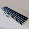 Aluminium slat fence spare parts for two ends
