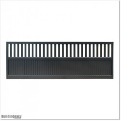 Gate is 4.275M wide and gate height is 1.15. Gate fits 4.0M post gap. Gate colour Matte Black (RAL9005)