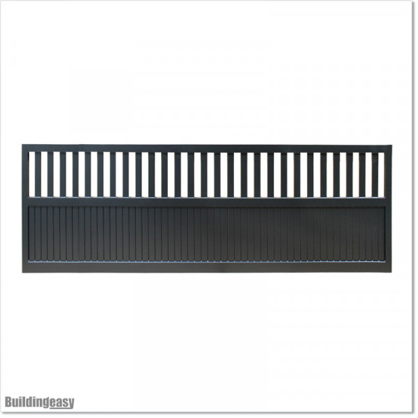 Gate is 4.275M wide and gate height is 1.15. Gate fits 4.0M post gap. Gate colour Matte Black (RAL9005)