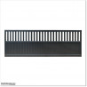 Gate is 4.275M wide and gate height is 1.15. Gate fits 4.0M post gap. Gate colour Matte Black (RAL9005)