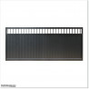 Gate is 4.35M wide and gate height is 1.45. Gate fits 4M post gap. Gate colour Matte Black (RAL9005)