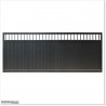Gate is 4.8M wide and gate height is 1.45. Gate fits 4.5M post gap. Gate colour Matte Black (RAL9005)