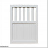 Pedestrian Tongue & Groove gate is 1.0Mm wide and gate height is 1.15M. Gate colour Pure White (RAL9010)
