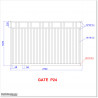 1.7M High Strong 2.7M Wide Aluminium Single Swing Gates in AKL.