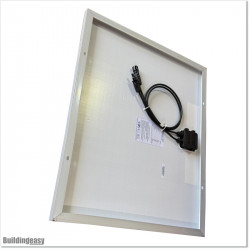 Monocrystalline half-cut solar panel 24V / 50W for Solar Power System