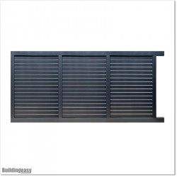 Sliding Slat Gate 4.3MX1.5M Gate is 4.3M wide and gate height is 1.5M