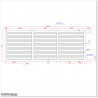 Sliding Slat Gate 4.8MX1.8M Gate is 4.8M wide and gate height is 1.8M