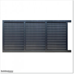 Sliding Slat Gate 4.8MX1.8M Gate is 4.8M wide and gate height is 1.8M