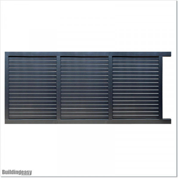 Sliding Slat Gate 4.8MX1.5M Gate is 4.8M wide and gate height is 1.5M