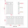 3.6M Spear Head 1005 Aluminium Swing Gate For Best Price in NZ.
