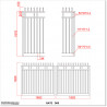 100% Aluminium 3.8M Double swing Gates with Spear Heads Fitted in NZ.