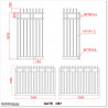 5M Wide Aluminium Swing Gate with Spear Heads For Best Price in Auckland.