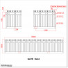 5.3M Wide and 1.2M High Sliding Gate Spear Heads Fitted in Auckland.