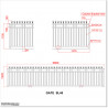 5.8M Wide and 1.2M High Sliding Gate Spear Heads Fitted in Auckland.