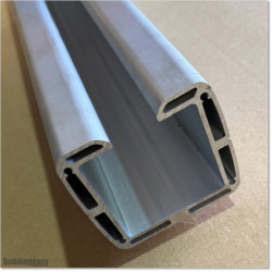 Track is 5.8M long. This track can be used with our 6 Wheel Roller Carriage.