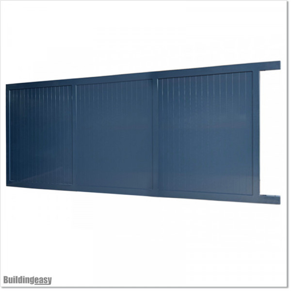 Gate is 4.8M wide and gate height is 1.8M. Gate fits 4.5M post gap