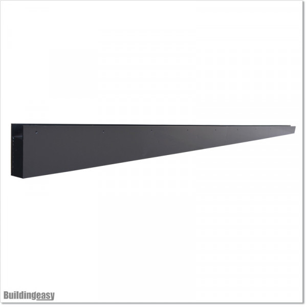 Aluminium Triangle frame fits to the bottom of our Louver Gates